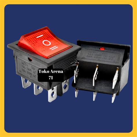 Rocker Switch Saklar Switch On Off On Kotak Pin Pin P Kaki