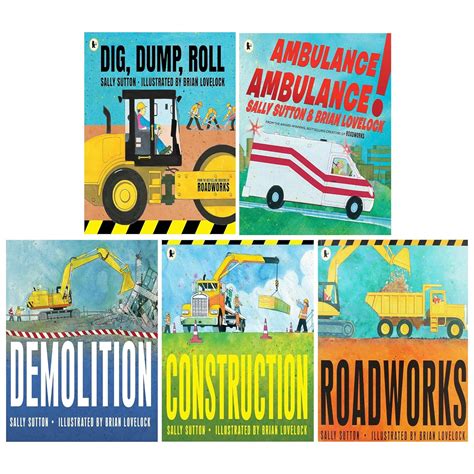 The Construction Crew Series 5 Picture Books Collection Set