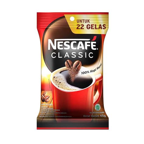 Jual NESCAFE Classic Kopi Instan Hitam 45gr Nescafe 50gr Instant