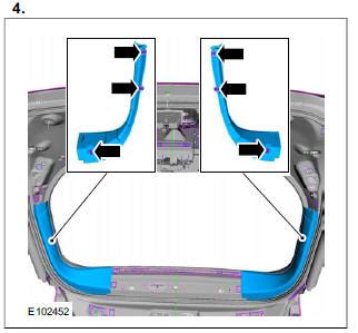 Ford Kuga Liftgate Lower Trim Panel Interior Trim And Ornamentation