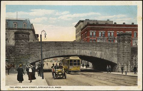 The Arch Main Street Springfield Mass Digital Commonwealth