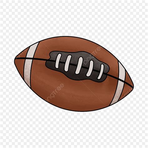 American Footbal PNG Picture, Brown Football Clip Art American Football ...