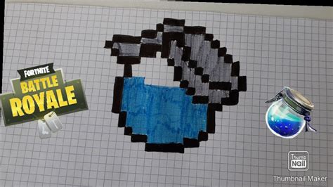 Tuto Comment Dessiner La Petite Potion De Fortnite En Pixel Art My