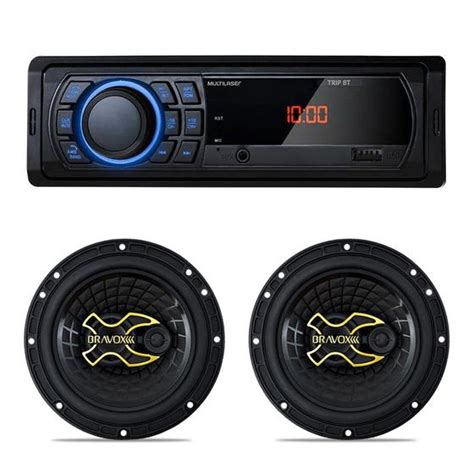 Mp Player Multilaser Trip Bt Fm Usb Alto Falantes Bravox Polegadas