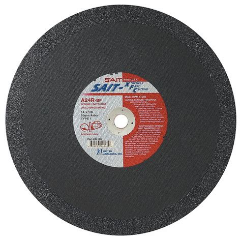 UNITED ABRASIVES SAIT 14 In Type 1 Aluminum Oxide Abrasive Cut Off