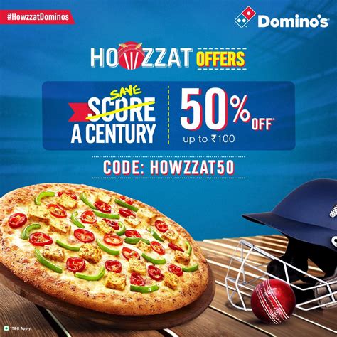 Dominosindia On Twitter Half Century For You Only From Us 🍕 Howzzat