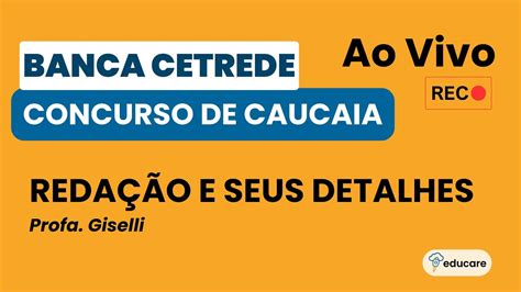 REDAÇÃO CETREDE - DETALHES IMPORTANTÍSSIMOS - YouTube 