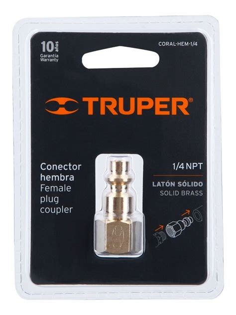 Conector Rápido Tipo M Cuerda 1 4 Npt Macho 19083 MercadoLibre