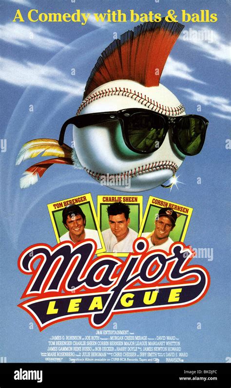 MAJOR LEAGUE -1989 POSTER Stock Photo - Alamy