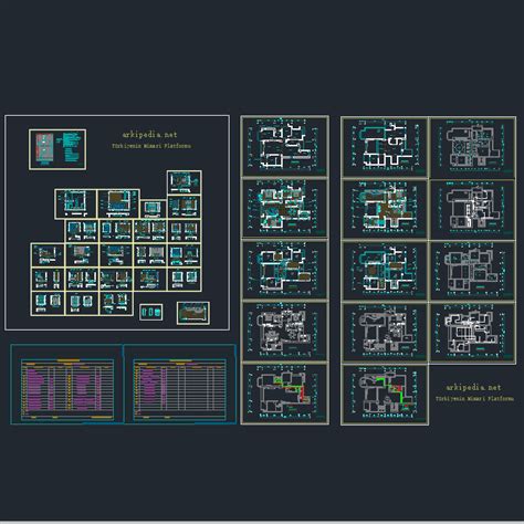 Tam Detaylı Villa Yapı Uygulama Projesi Dwg Arkipedia