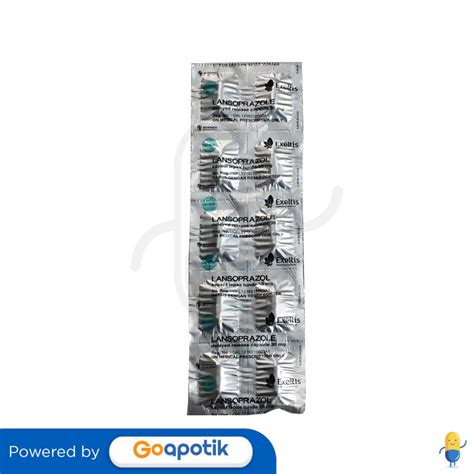 Lansoprazole Nufarindo Mg Strip Kapsul Kegunaan Efek Samping