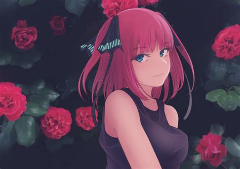 Free Download Hd Wallpaper 5 Toubun No Hanayome Anime Girls Short Hair Big Boobs Redhead