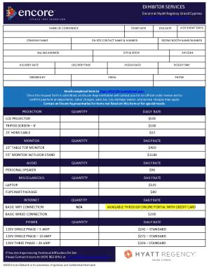 Fillable Online Encore At Hyatt Regency Grand Cypress Fax Email Print