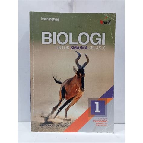 Jual BUKU BIOLOGI UNTUK SMA MA KELAS 10 KELOMPOK PEMINATAN MATEMATIKA