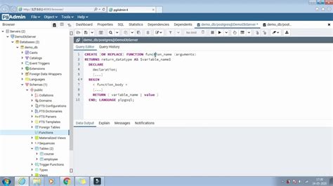 Functions Or Stored Procedures In Database Postgresql Pl Sql Youtube