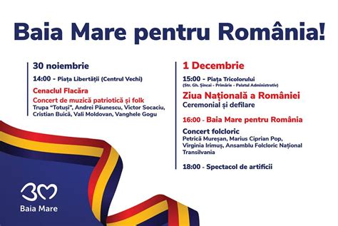 Baia Mare Pentru Rom Nia Programul Manifest Rilor Noiembrie