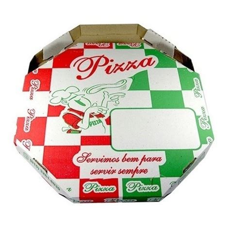 Embalagem Caixa P Pizza Oitavada 35 Cm Pacote C 25 Unid Shopee Brasil