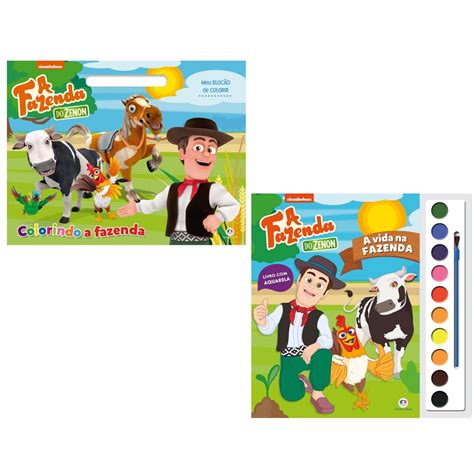 Fazenda Do Zenon Para Colorir - Livro Blocão de Colorir A Fazenda do Zenon - Colorindo a fazenda ...