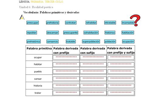 Diccionario De Palabras Derivadas Y Primitivas Armes