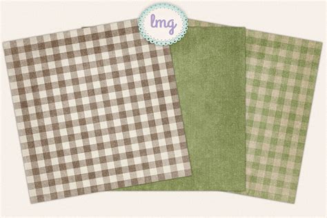 Country Gingham Digital Paper By Lavender Mint Graphics Thehungryjpeg