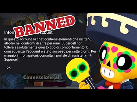 Sono Stato Bannato Da Brawl Stars YouTube