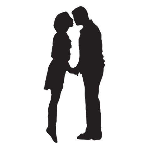 Doce Casal Se Beijando Silhueta Casal Baixar PNG SVG Transparente