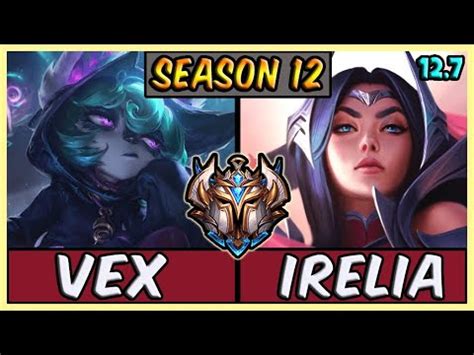 T1 Faker Vex MID Vs Irelia KR Challenger Patch 12 7 Season 12