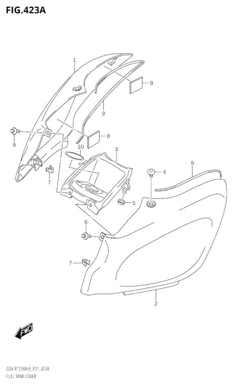 Reservoir Dessence Couvercles Pour Gsx R Gsx R Xa L