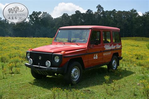 1980 Red Barn Door 230ge Red 4x4 Hardtop G Class G Wagen Classic