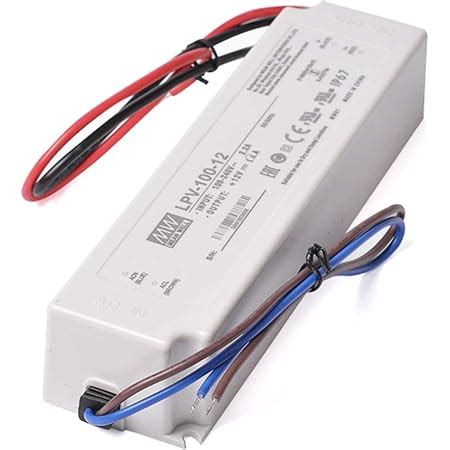 CPROSP Transformateur 220v 12v 100W Convertisseur 220v 12v Etanche