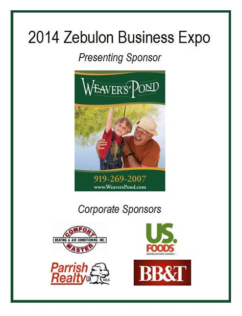 The 2014 Zebulon Business Expo is on September 25 at Zebulon Middle ...