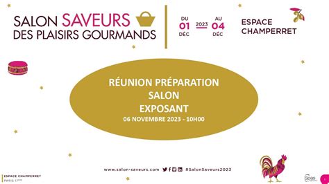 Webinar Coaching Exposant Saveurs Des Plaisirs Gourmands Youtube