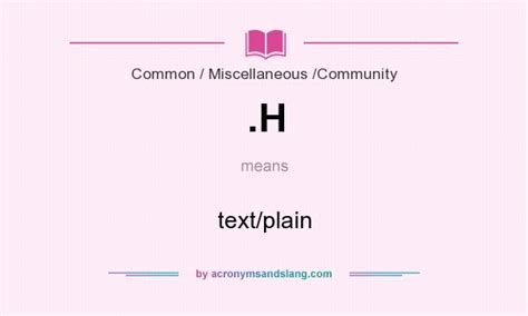 What Does H Mean Definition Of H H Stands For Textplain By