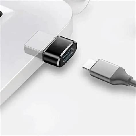 Adaptador OTG USB Macho para Tipo C Fêmea