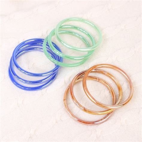 Glass Bangles | 12 Colors! - BelleChic