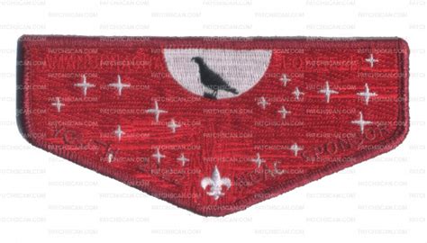 Amangi Nacha Lodge Youth Noac Sponsor Red Metallic On