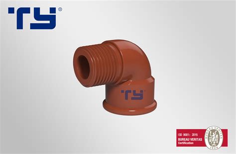 Plumbing Supply Red Thread Rmale Elbow Ii Pph Plastic Pipe Ips Fitting