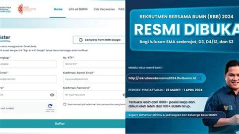 Rekrutmen Bersama Bumn Dibuka Begini Cara Daftar Lengkap Link