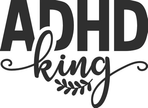 Adhd King Awareness Free Svg File Svg Heart