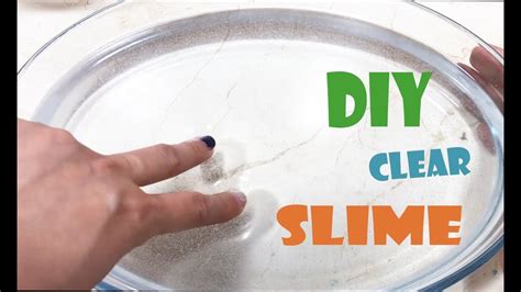 Diy Clear Slime 1 How To Make Slime Boom Slime Youtube