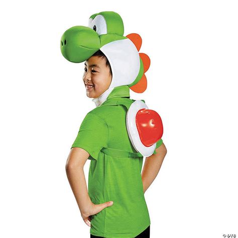 Kid's Nintendo Super Mario Bros. Yoshi Costume Kit | Halloween Express