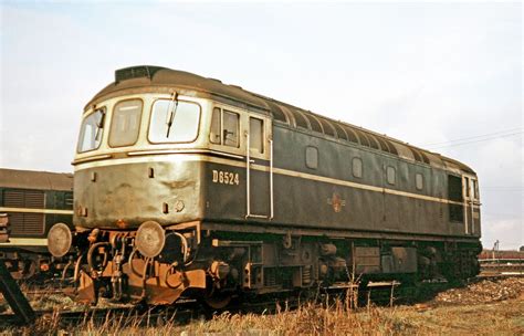 Class 33 0 D6524 York 0465 Cd379 Old Trains Diesel Locomotive British Rail