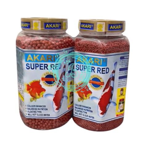 Jual Akari Super Red Gram Pakan Floating Ikan Koi Koki Gold Fish