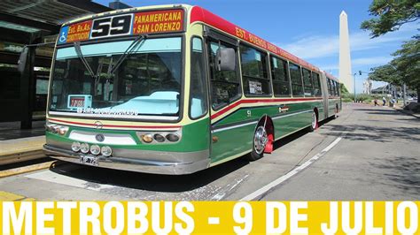 Movimiento De Buses Colectivos En De Julio Buenos Aires Argentina