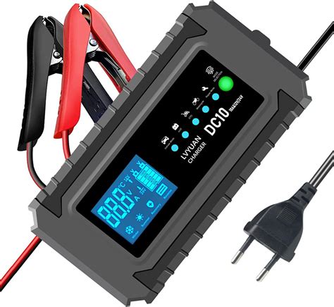 Chargeur De Batterie Smart Car 10A 12V 24V Chargeur Automobile LCD