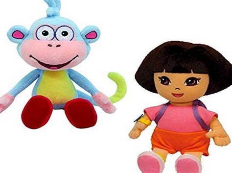 Dora The Explorer Ty Beanie Baby Dora The Explorer And Her Monkey