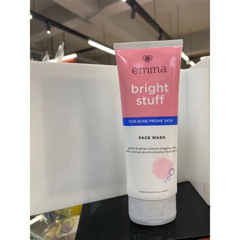 Jual Emina Bright Stuff Face Wash For Acne Prone Shopee Indonesia