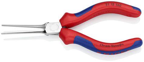 Knipex 31 15 160 Elektronica En Fijnmechanica Naaldtang Recht 160 Mm