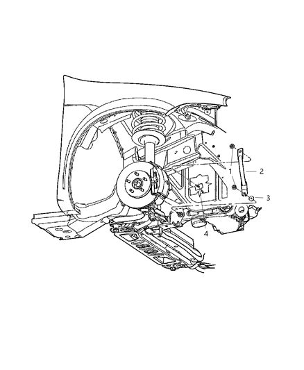 Front Suspension 2002 Dodge Neon