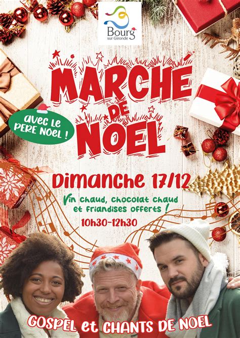 MARCHÉ DE NOÊL DIMANCHE 17 DÉCEMBRE Bourg sur Gironde Site officiel